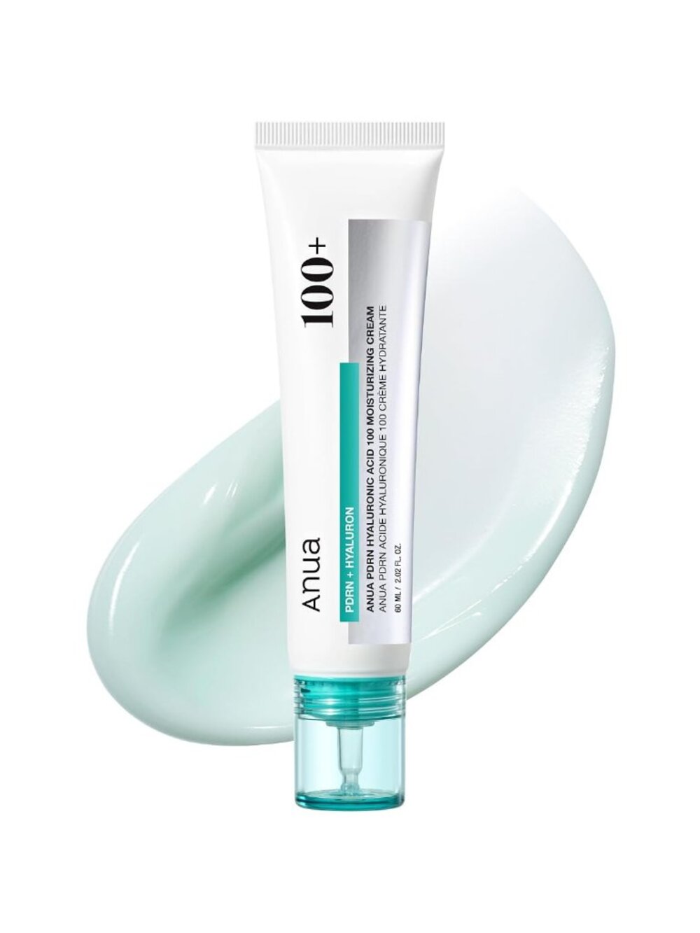 ANUA PDRN Hyaluronic Acid 100 Moisturizing Cream, 2.02 fl oz